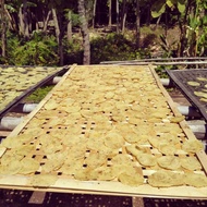 Raw melinjo chips with coriander seasoning, best quality