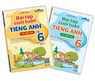 Sách - COMBO 2c GLOBAL SUCCESS - Bài Tập Cuối Tuần Tiếng Anh Lớp 6 (tập 1+2)