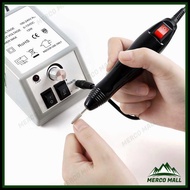 Electric Nail Drill Machine EU Plug Set 6 Nail Drill Bits Pedicure Nail Drill File Polishing Tool E