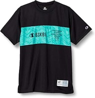 C3-SB345 DRYSAVER Men's Basketball T-Shirt, black x turquoise, Large