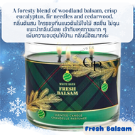 BBW#4 Xmas Collection Bath & Body Works 3 wicked candle  เทียนหอม 411g.