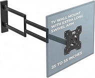 DQ Rotate XL 98.5 cm TV Wall Mount, Long Arm Swivel Distance to The Wall up to 98.5 cm, Length, Swiv