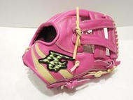 日本品牌 Hi-Gold (HG) 特選C18皮革 硬式牛皮 棒壘球 野手手套 小久保檔 粉紅色