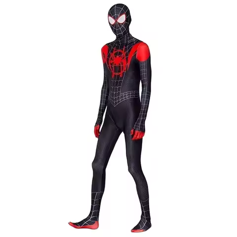 Spiderman Costume Spider Man Black Panther Iron Man Spider Gwen Cosplay Zentai Jumpsuit Bodysuit Hal