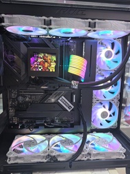 i9 13900K ROG Ryujin III 360 ROG Z790-H RTX 4070Ti Super  980 Pro 2TB TUF 1200W NZXT H9 Elite ATX 顯示