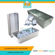 ALUMINIUM ICE BOX/ ICE CONTAINER/ ICE STORAGE/ICE CUBE BOX /TRAY AIS BATU