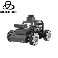 Hiwonder Raspberry Pi 5 Robot Kereta Mentorpi M1 Mecanum-roda Casis Ros2-Sokongan Rendah Diri Slam D