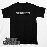 Shirtcorner - SOLO PLAYER Casual Gamer T-Shirt Gamer T-Shirt/