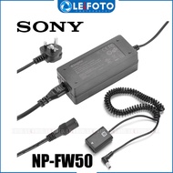 KingMa NP-FW50 Dummy Battery kit Fast Charger With AC Power Supply Adapter For Sony camera