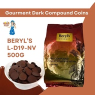 [READY STOCK] Beryl‘s Gourmet Milk/Dark Chocolate/White Compound Coins 500G