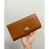 MK signature brown wallet