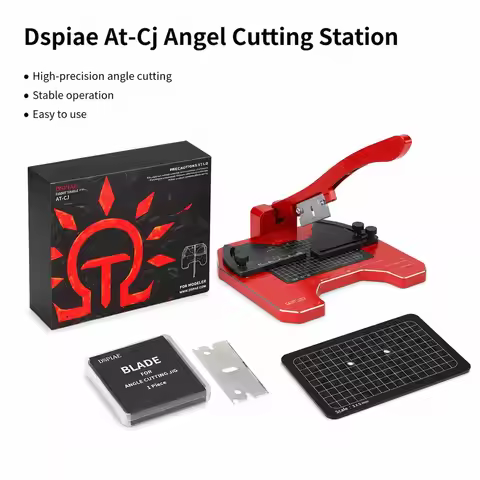 Dspiae At-Cj Angel Cutting Station Precision Hand Tool Set Aluminium Alloy Diy Hobby Model Kit With