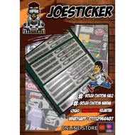 Sticker khas untuk rim ce28