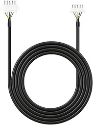 CAMWAY 16 Feet/5M Shielded Cable for Battery Monitor, 26 AWG Cable with Connector, Custom Shielded C