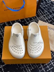 LOUIS VUITTON Shark 鯊魚拖鞋 套腳 厚底 時尚涼拖 男款
