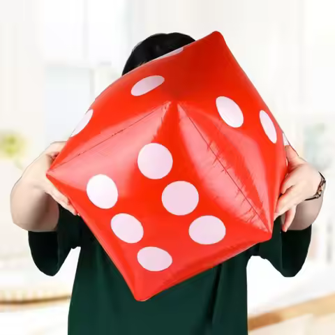 Jumbo PVC Inflatable Dice 28*28CM Playground Carniva Fun Party Supplies Outdoor Entertainment Board 