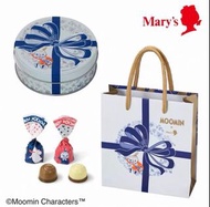 日本直送  現貨 Mary's X Moomin 姆明 阿美 2025 聖誕 新年 朱古力 巧克力 鐵盒 禮盒