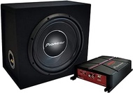 Pioneer GXT-3730B - Subwoofer and Amplifier Package - 30 cm subwoofer in Sealed Enclosure and a 2-Channel bridgeable Amplifier