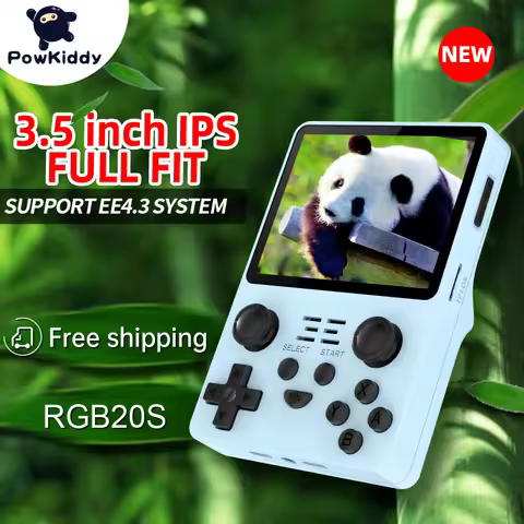 Powkiddy Rgb20s Game Console 3.5 Inch 640*480 Ips Screen Nostalgic Retro Psp Arcade Game Open Source