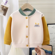 JIFANPAUL | Children Knit Sweater Baseball Jacket