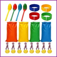 Family Field Day Games Outdoor Yard Field Day Props Toy Potato Sack Race Bags for Kids Teens Adults 