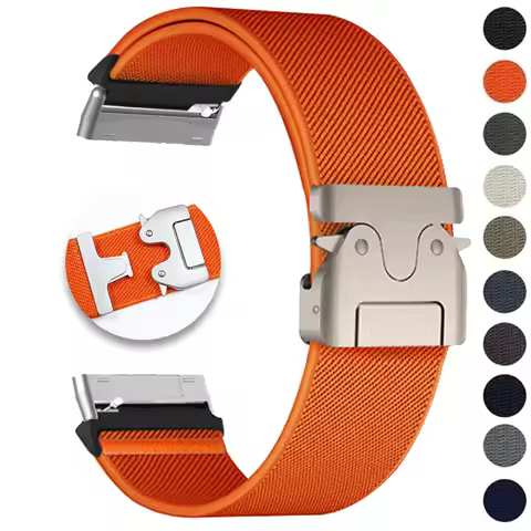 Nylon Strap for Fitbit Versa 1/2/3/4 Versa Lite Band SmartWatch Bracelet For Fitbit Sense/Sense 2 Co