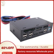 5.25 Inch Usb 3.0 Front Panel Pc Usb 3.0/2.0 Hub E-Sata Sata Audio Multi Card Reader for Computer Ca