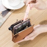 small wallet dompet wanita Dompet duit syiling wanita lapisan pertama mini kecil