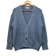 Ebure Cardigan Sweater cashmere blue Light Women Long sleeves Direct from Japan Secondhand