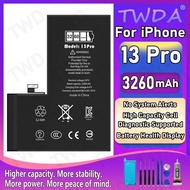 Diagnostic Battery 3260mAh Show Genuine Part No Pop Up Message for iPhone 13 Pro New High Quality Re