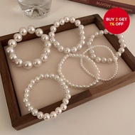 Fashionable Women's Jewelry: Acyclic Artificial Pearl Bead Bracelet  Fesyen Wanita Barang Kemas Gela