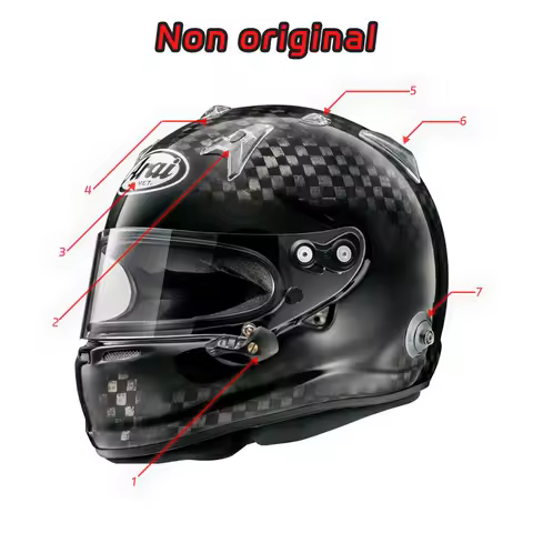 For ARAI GP6 GP7 Decorative Helmet Air Outlet Small Air Duct Inlet Air Outlet Helmet Accessories