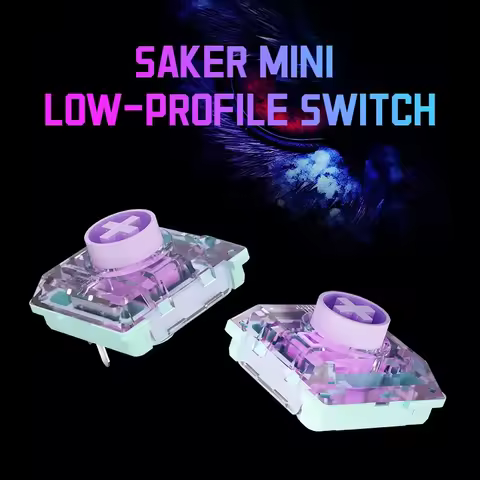 Kailh Saker Mini Low-Profile Switch Ultra-Short Total Travel Quick Acuation Mechanical Keyboard Swit