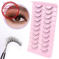 Natural False Eyelashes Manga Lashes Cosplay Lashes Eyelashes Lashes Full Strip Band J0f4