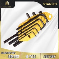 STANLEY 69-251 8 Pcs Hex Key Set 1MM-6MM Allen Key ( 69251 )