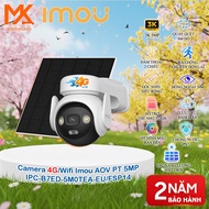 IMOU AOV PT Camera 5MP 4G & WiFi – IPC-B7ED-5M0TEA, Solar Battery, 360 Rotation, Smart AI