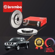 BREMBO FRONT BRAKE DISC ROTOR NISSAN NAVARA D40 AUTO, MANUAL 6 SPEED (09.B625.10)