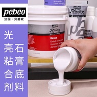 French Pebeo Plaster Base Adhesive Pebeo Professional Acrylic Paint gesso White Latex Medium Agent