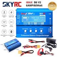 SKYRC iMAX B6 V2 6A 60W Balance Charger Discharger with Adapter Temperature Sensor for Li-ion NiMH N