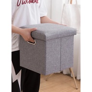 Folding Storage Ottoman Foldable Small Ottoman Foot Rest 11.81x11.81x11.81inch Square Footstool For 