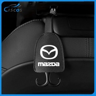 Ciscos Leather Car Seat Back Headrest Hook Car Interior Accessories For Mazda 3 6 5 CX3 2