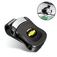 [Ready Stock] Chevrolet Logo Car Sunglasses Holder Sun Visor Sunglasses Clip Glasses Case Mount Tick