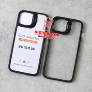 IPHONE 15 PLUS CLEAR CASE BRACKET STAND CAMERA CASE IPHONE 15 PLUS
