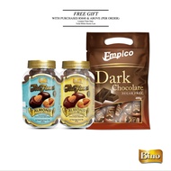 BINO Almond Milk Chocolate, Almond Dark Chocolate, Sugar Free 70% Dark Chocolate / Halal