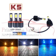 Tg H1 Turbo Led 3 Color K5 Socket H1 Universal Car Led Headlight Bulbs