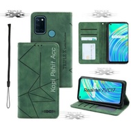 HP Realme 7i/ C17 Rmx2103/Rmx2101 Flip Cover Wallet Holster Magnetic Flip Wallet Casehp