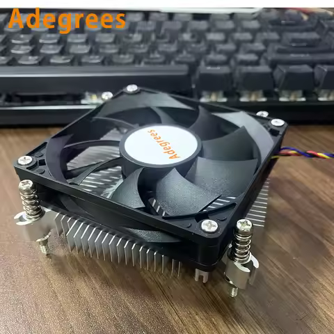 80MM MINI CPU Cooler All-in-one Machine Tower Slim Fan for Intel LGA 1155 1156 1150 1151 1366 1700 1