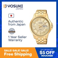 CITIZEN Quartz BF2013-56P Day Date Gold Stainless  Wrist Watch For Men from YOSUKI JAPAN / BF2013-56P (  BF2013 56P BF201356P BF20 BF2013- BF2013-5 BF2013 5 BF20135 )