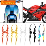 【Forever】 2Pcs 20cm/30cm/40cm Motorcycle Reflective Car Sticker Flames Decal Sticker Decoration Deca