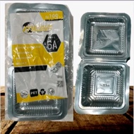 (isi100pcs) mika kue 6a besar ukuran 10.5*10.5 cm cocok untuk packaging aneka makanan praktis higien